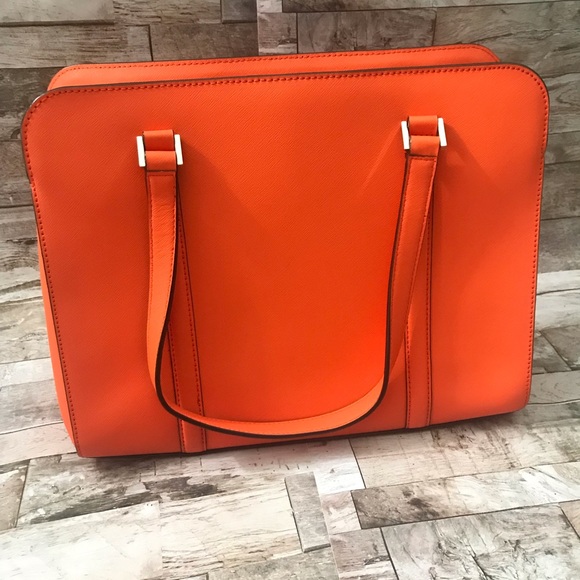 kate spade Bags Authentic Kate Spade Orange Purse With Dust Bag Poshmark